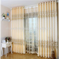 Home decoram cortinas douradas de seda jacquard cortinas feitas na China